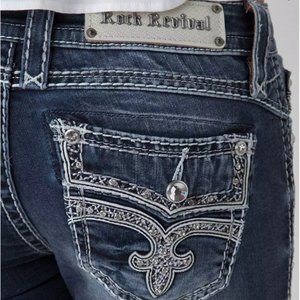 Rock Revival Calli Boot cut Jean. Size 25
